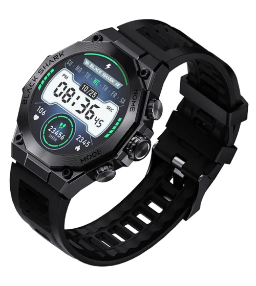 Pametni sat Black Shark S1 Pro – AMOLED ekran, IP68, AI funkcije, crni